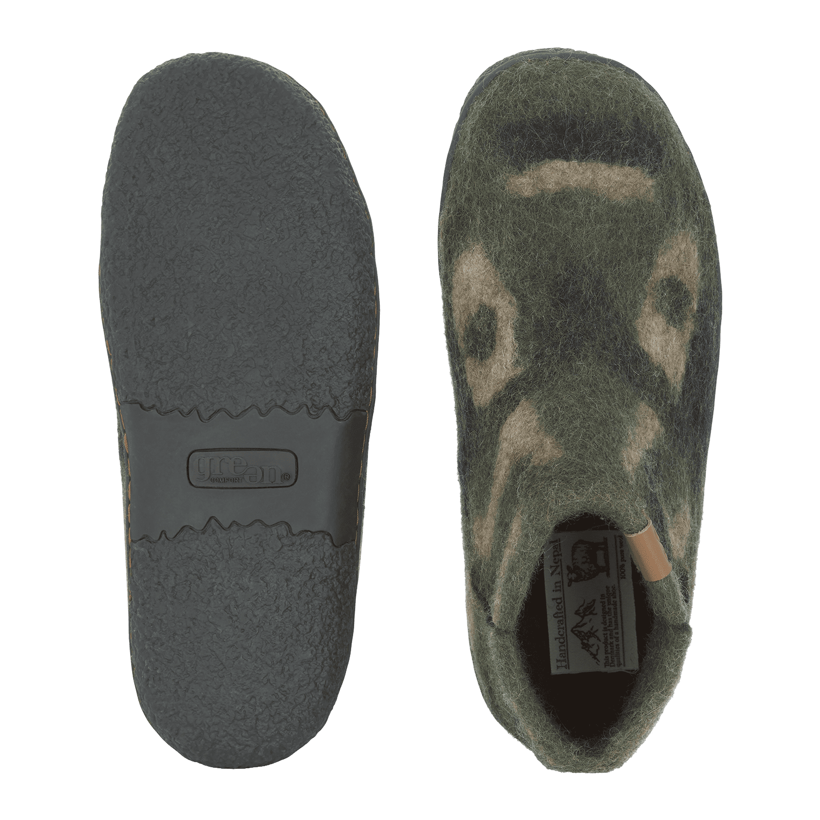 WOOL NEPAL - MIX OLIVE