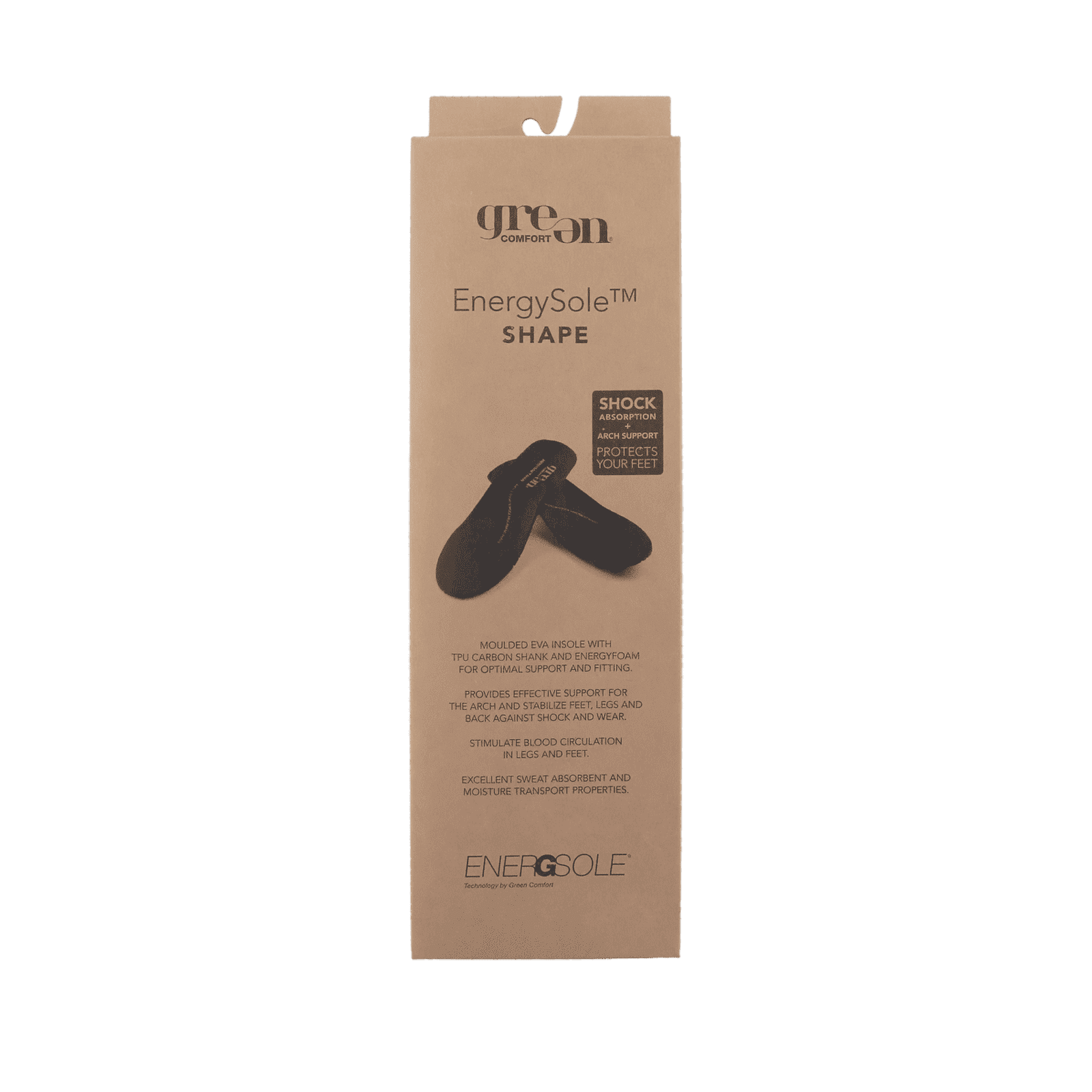 EnergySole™ Shape – 4,5 mm (Dame) - BLACK