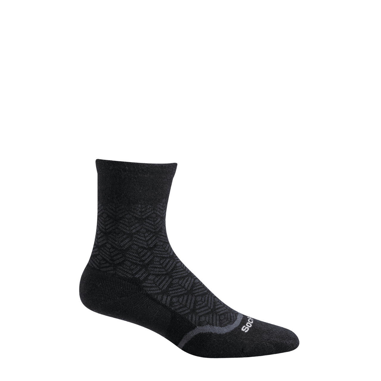 BUNION CREW (DAME) - SW BLACK SOLID